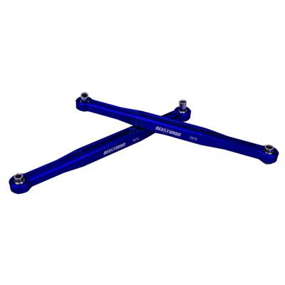 BEAXTURBO Racing Upgrade Parts RC CNC Aluminum7075 Upgrade Toe Links for TRAXXAS X-MAXX 1/5 8S (Blue)