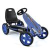 hauck Speedster Pedal Go Kart with Adjustable Bucket Seat for Kids Ages 4 to 8, Blue view 1