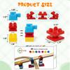 Bunu1492 Wooden Train Track Accessories, 40 pcs Wooden Track Connector, Compatible with All Major Brands Train Track, Christmas Birthday Gift for Boys Girls, Train Toys Expansion Pack for Kids Ages 3+ view 2