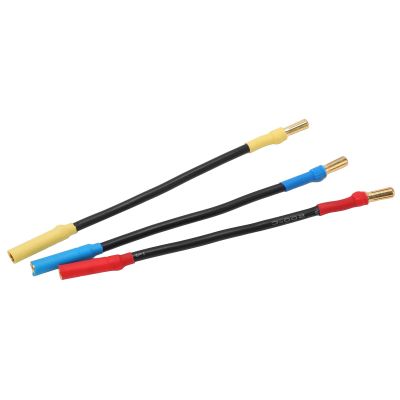 4.0mm Banana Plug M and Fem Extension Cable 3pcs4mm Banana Plug Extension Cable 3Pcs 4mm Banana Plug Extension Cable 3cm Length Heat Banana Plugs Connector Extension Cable Wire F