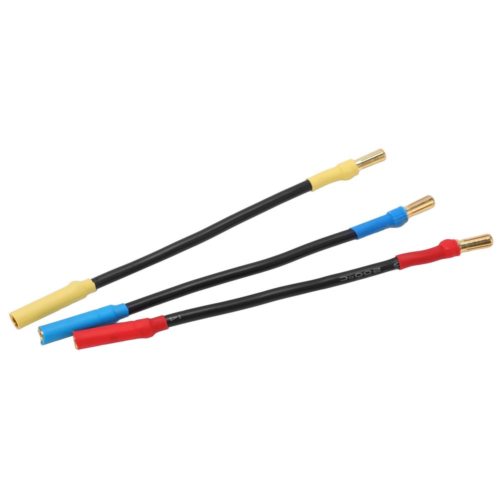 4.0mm Banana Plug M and Fem Extension Cable 3pcs4mm Banana Plug Extension Cable 3Pcs 4mm Banana Plug Extension Cable 3cm Length Heat Banana Plugs Connector Extension Cable Wire F