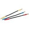 4.0mm Banana Plug M and Fem Extension Cable 3pcs4mm Banana Plug Extension Cable 3Pcs 4mm Banana Plug Extension Cable 3cm Length Heat Banana Plugs Connector Extension Cable Wire F view 1