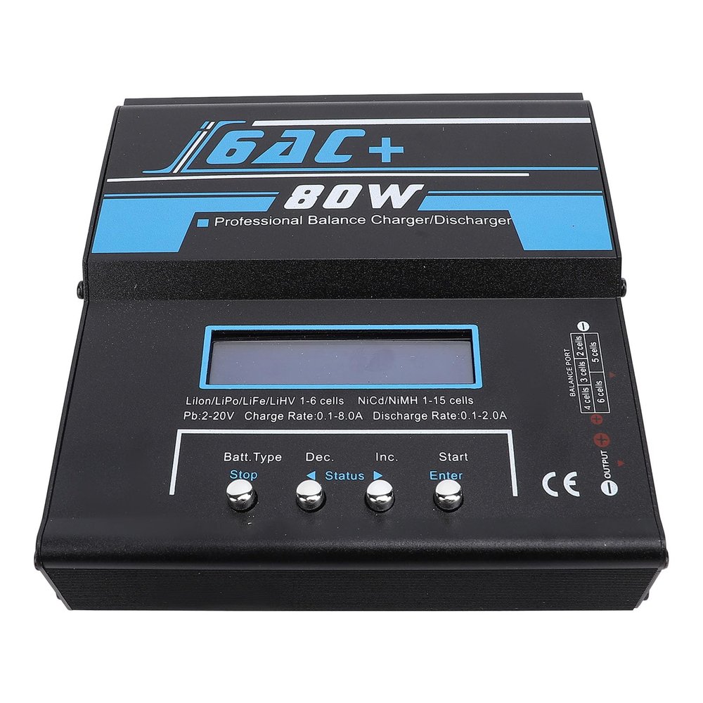 Balance Charger 1S-6S Auto Cell Detection 80W Smart