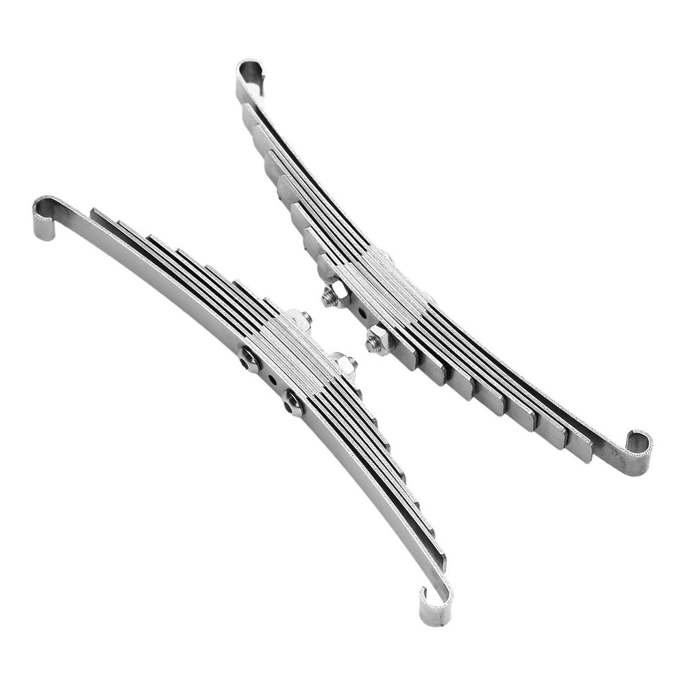 Garende Leaf Spring Shock Absorber Components for 1/14 Scale RC Car Crawler with Straight Plate, unpowered plate