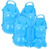 Homoyoyo 2pcs Winter Snow Toy Making Clips for Boy Girl Safe Molds Cartoon Design for Fun Outdoor Snow Play and Beach Activities Blue view 1