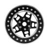 RC Upgrade Accessories for TRX4 for TRX6 for SCX10 for RR10 for Wraith 10mm Offset 5-Spokes 2.2" Beadlock Wheel Rim for 1/10 RC Crawler Car(2209BK) view 4
