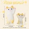 1pcs Yellow Big Squishy Cat Toy,Cute Cat Squeeze Toys for Stress Relief,Cat Shaped Squishy Toys,Cat Toy pet Simulation Cut cat Pinch Toy(1pcs Big Yellow cat) view 2