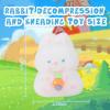 1pcs Squishy Rabbit Toys,Easter Basket Stuffers Bunny Soft Animal Squishies Easter Toys Stress Relief Fidget Toys Silicone Squeeze Toy for Kids Adults Easter Basket Ideas Gifts (1pcs) view 2
