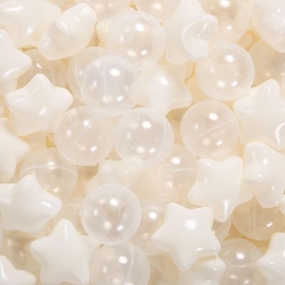 Star Ball Pit Balls for Toddlers -200pcs Crush Proof Phthalate Free BPA Free Non-Toxic Play Balls Play Tent Pool Playhouse Playpen Party Decoration.