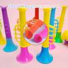 13PCS Toys Under Gift Pack Mini Car Fingertip Gyro Spinning Trumpet Spring Chick Rainbow Plastic Spring Shaking Drum Hand Shaking Ling Pinch Barking Yellow Chicken view 3