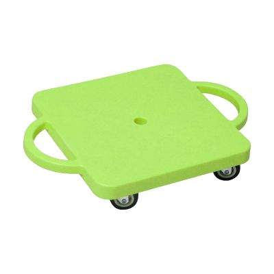 harayaa Kids Floor Sit Scooter with Handles Silent Universal Wheels Sports Exercise Portable Suitable for Children Adults Home Activitie, Green