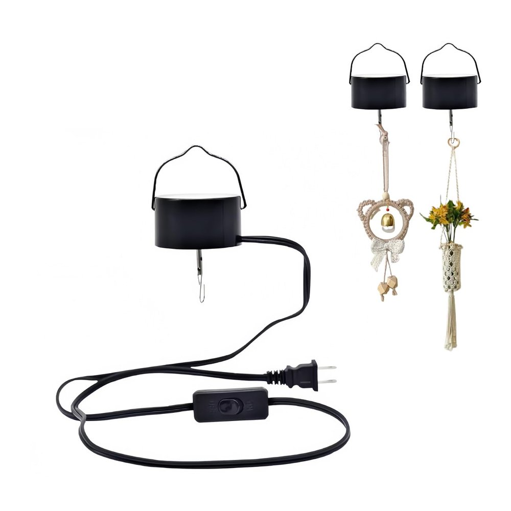 110V Electric Operated Wind Spinner Rotating Motor, Hanging Display Motor Plug in, Wind Spinner Motor for Wind Chime, Sun Catcher, Disco Ball, Mirror Ball, Baby Crib, Art Decorations
