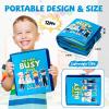 My First Montessori Busy Books for Toddlers 3-5Educational Quiet Book with Life Skills Activities,Early Learning Sensory Busy Book for Kids,Airplane Travel Toy&Christmas Toddler Gifts(4 Career Roles) view 2