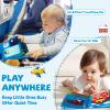 My First Montessori Busy Books for Toddlers 3-5Educational Quiet Book with Life Skills Activities,Early Learning Sensory Busy Book for Kids,Airplane Travel Toy&Christmas Toddler Gifts(4 Career Roles) view 3