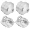 Aluminum Alloy Shock Cap Protector Upgrades Part for Arrma 1/7 Felony Infraction Limitless Mojave Fireteam 6S 1/8 Kraton Outcast Notorious Talion Typhon 6s, Replace ARAC8965 (Silver) view 1