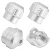 Aluminum Alloy Shock Cap Protector Upgrades Part for Arrma 1/7 Felony Infraction Limitless Mojave Fireteam 6S 1/8 Kraton Outcast Notorious Talion Typhon 6s, Replace ARAC8965 (Silver) view 3