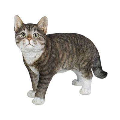 (Woobia) Uvia Walking Sabatra Cat (Large) 12.6 x 5.0 x 9.3 inches (32 x 12.8 x 23.5 cm) Doll Figurine Figurine Animal Garden Decoration Cat H22079-10