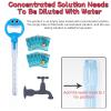 4PCS 5 Claw Bubble Wand, 32-Hole Smiley Face Bubble Wands with Five Claws, Bubble Claw Wand, Bubble Maker Blowing Machine Toy (10 Packs Concentrated Bubble Solution) view 2