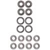 RC Car Bearings Parts for Tamiya for TT-02 TT-02D 1/10 16Pcs Ball Bearing Kit RC Car Upgrade Parts Accessories Remote Control Car Replacement Parts view 3
