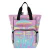 Kigai Mushrooms Diaper Bag Backpack for Baby Travel Waterproof MultiPocket Baby Bag with Insulated Bottle Holders & Stroller Straps for Mom & Dad view 1
