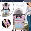 Kigai Mushrooms Diaper Bag Backpack for Baby Travel Waterproof MultiPocket Baby Bag with Insulated Bottle Holders & Stroller Straps for Mom & Dad view 4