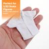 1:12 Male Figure Shirt for Doll Model Dress Up, White view 3