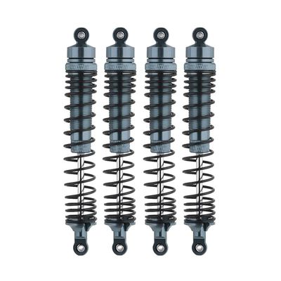 4Pcs Metal Front and Rear Shock Absorber Damper for Losi LMT 4WD Solid Axle Monster Truck 1/8 RC Car Upgrade Parts(Titanium)