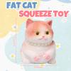 1pcs Big Squishy Cat Toy,Handmade Large Cute Soft Cat Funny Squeeze Toys for Stress Relief,Cat Shaped Squishy Toys,Cat Toy pet Simulation Cut cat Pinch Toy(1pcs Big cat-C) view 2