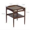 1:6 Scale Dollhouse Miniature min Simulation Solid Wood Coffee Table,Side Table Model,bjdob11blythegsc Furniture Accessories view 2