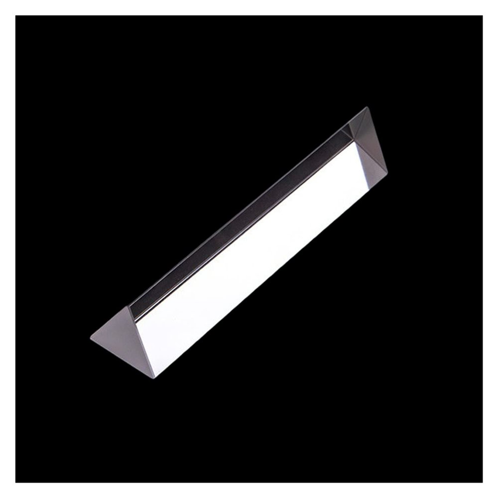 ZerHoc Prism Glass Triangular Prism Length 50-150mm Suitable for Photography Science Experiments Light Spectrum,1503030mm(150x30x30mm)