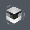 ZerHoc Crystal Optical Glass Prism Cube, K9 Optical Glass Prism Suitable for Physics Teaching and Decoration, 202020mm view 2