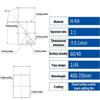 ZerHoc Crystal Optical Glass Prism Cube, K9 Optical Glass Prism Suitable for Physics Teaching and Decoration, 202020mm view 3