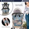 Kigai Flower Tree Diaper Bag Backpack for Baby Travel Waterproof MultiPocket Baby Bag with Insulated Bottle Holders & Stroller Straps for Mom & Dad view 4