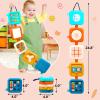 Busy Board for 1 Year Old Montessori Toys for 1 2 Boy Girl Toys Toddler Car Airplane Travel Activities Essentials 1-3 Busy Cube Stocking Learning Education Baby Toy 12-18 Months Birthday Gifts 1 2 3 view 4