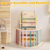 JOYTRY 5 in 1 Wooden Pikler Triangle Set, Foldable Indoor Toddler Climbing Toys, Montessori Climbing Set for Children with Arch, Ramp, Ladder, Jungle Gyms for Kids, Baby Sensory Toys view 3