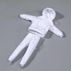 1/12 Scale Male Clothes Hoodie Sweatshirt Set for 6-inches Man Action Figure Body Doll, Fashion Street Boy Action Figure Hoodie Pants Trousers Clothing Costume Outfit (White) view 1