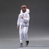 1/12 Scale Male Clothes Hoodie Sweatshirt Set for 6-inches Man Action Figure Body Doll, Fashion Street Boy Action Figure Hoodie Pants Trousers Clothing Costume Outfit (White) view 2