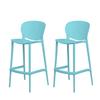 2pcs/Set 1:6 Scale Dollhouse Miniature min Simulation Bar Stool, Dining Chair Model,bjdob11blythegsc Furniture Accessories (Blue) view 1