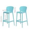 2pcs/Set 1:6 Scale Dollhouse Miniature min Simulation Bar Stool, Dining Chair Model,bjdob11blythegsc Furniture Accessories (Blue) view 2