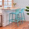2pcs/Set 1:6 Scale Dollhouse Miniature min Simulation Bar Stool, Dining Chair Model,bjdob11blythegsc Furniture Accessories (Blue) view 3