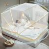 Mosquito Net Tent - Portable Lightweight Transparent Canopy Curtains, Folding Design for Outdoor Use, 80x190cm view 2