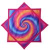 BVCY Blacklight Flow StarUV Reaction Blacklight Beginners Spinning Cloth Easy to Rotate Sided Print Fingertip Rotating Flow Toy Dapo Star (R04-style3) view 1