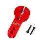 5Pcs 25T Aluminum Servo Horns M3 Threads Metal Steering Arm 25T Steering Arm for RC Car Truck Buggy Airplane(Red) view 2