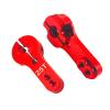 5Pcs 25T Aluminum Servo Horns M3 Threads Metal Steering Arm 25T Steering Arm for RC Car Truck Buggy Airplane(Red) view 3