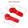 5Pcs 25T Aluminum Servo Horns M3 Threads Metal Steering Arm 25T Steering Arm for RC Car Truck Buggy Airplane(Red) view 4