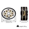 9IMOD 1.0 Beadlock Wheel Rims Black Coating Brass Rims, Heavy Duty Aluminium RC Wheels for 1/24 1/18 RC Crawler Upgrade Axial SCX24 AX24 TRX4M FCX24 Gladiator Deadbolt Bronco C10 JLU (Silver) view 2