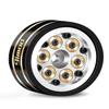 9IMOD 1.0 Beadlock Wheel Rims Black Coating Brass Rims, Heavy Duty Aluminium RC Wheels for 1/24 1/18 RC Crawler Upgrade Axial SCX24 AX24 TRX4M FCX24 Gladiator Deadbolt Bronco C10 JLU (Silver) view 3