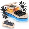 RC Boat, Building Kit for Kids Ages 8-12, Paddle Boat, STEM Science Kit for Boys & Girls view 1