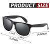 100 Pack Black Sunglasses Bulk, 80s Style Plastic Sun Glasses Toy, Carnival Prizes, Summer Beach/Pool Party Favor for Kids Adult, Birthday Decoration Supplies, Goody Bag Stuffer, Gift Box for Boy Girl view 2