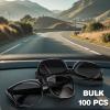 100 Pack Black Sunglasses Bulk, 80s Style Plastic Sun Glasses Toy, Carnival Prizes, Summer Beach/Pool Party Favor for Kids Adult, Birthday Decoration Supplies, Goody Bag Stuffer, Gift Box for Boy Girl view 3